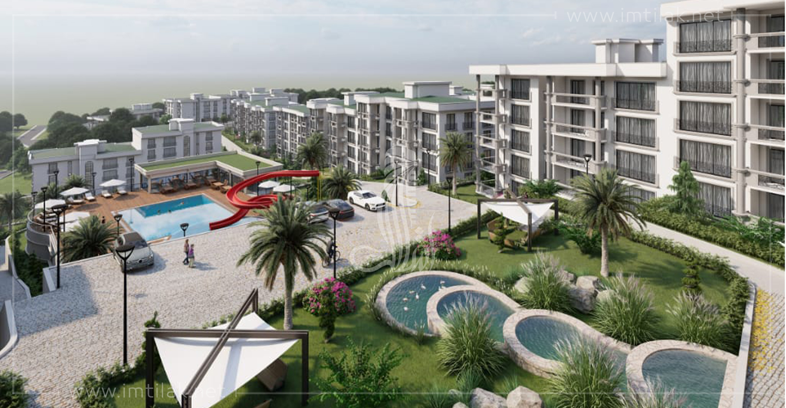 Appartements à vendre à Kocaeli avec vue sur la mer - Résidence Orkida IMT - 608 Résidence Orkida