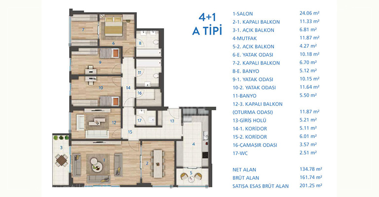 IMT-104 Eurasia Residence Apartments for sale in Istanbul European side - IMT-104 Eurasia Residence