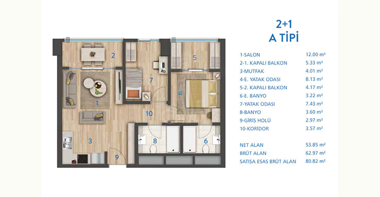 IMT-104 Eurasia Residence Apartments for sale in Istanbul European side - IMT-104 Eurasia Residence