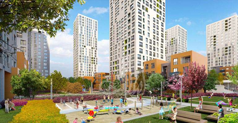 Apartments for Sale in Istanbul Esenyurt- Hep 34 Project IMT-133 Hep 34 Complex