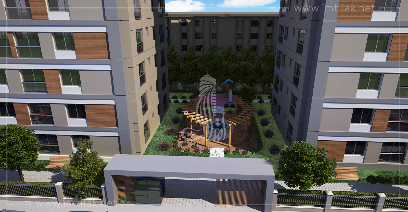 Apartments for Sale in Istanbul Kucukcekmece - Blue Garden The Blue Garden IMT - 262