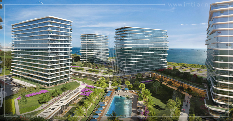 Apartments for Sale in Zeytinburnu- The Blue Beach Project IMT-102 The Blue Beach Project
