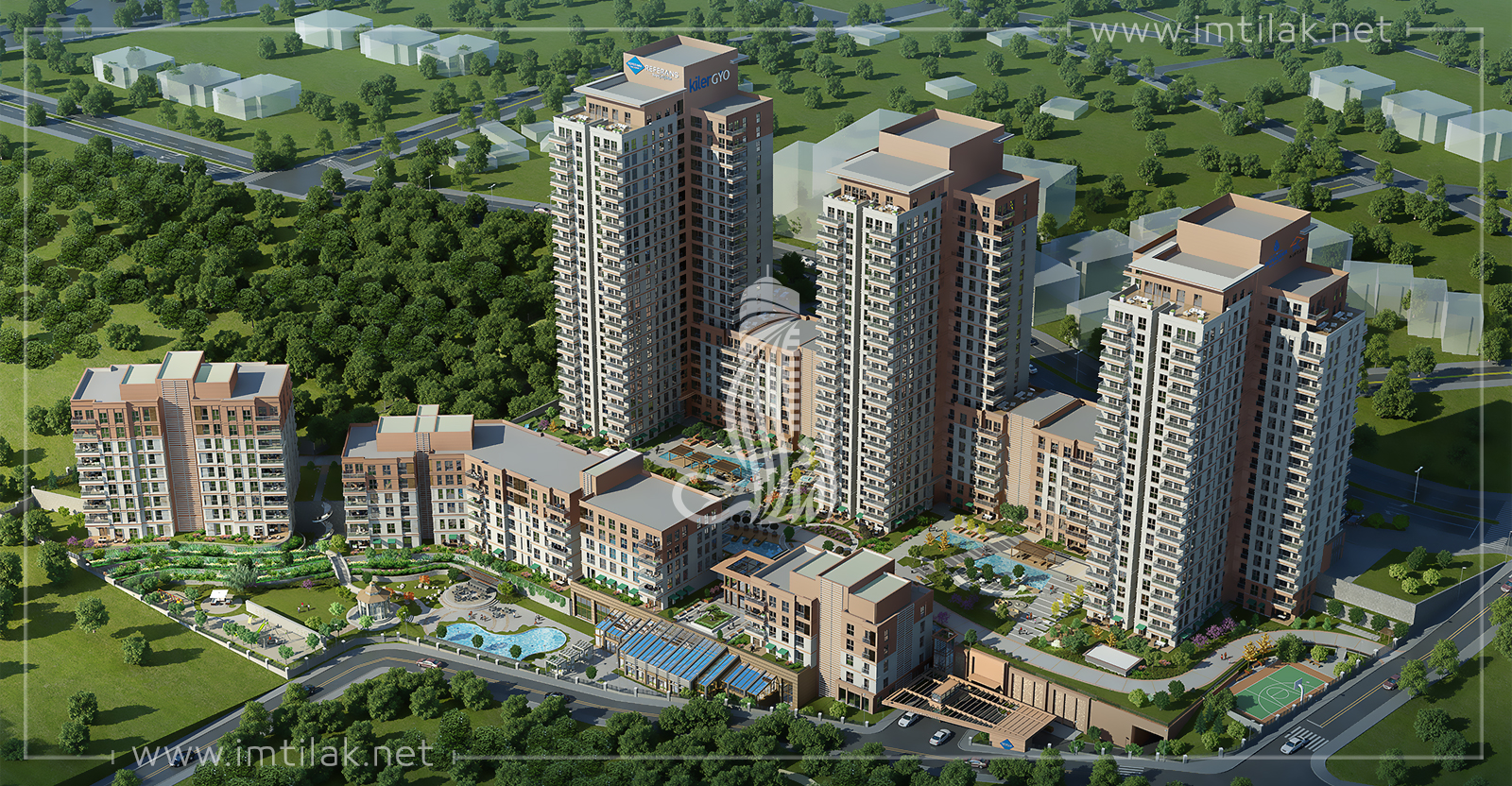Apartments for Sale in Bahcesehir- Relax Park Residence Homes In Turkey For Sale - Relax Residence IMT - 237