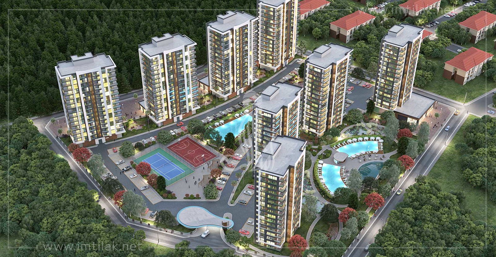 Appartement à vendre à Antalya à Dochma - Résidence Rengi IMT- 755 Résidence Rengi