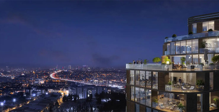 Properties in Istanbul European Side with a magnificent view
